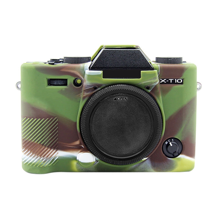 PULUZ Soft Silicone Protective Case for FUJIFILM XT10(Camouflage) - Protective Case by PULUZ | Online Shopping South Africa | PMC Jewellery | Buy Now Pay Later Mobicred