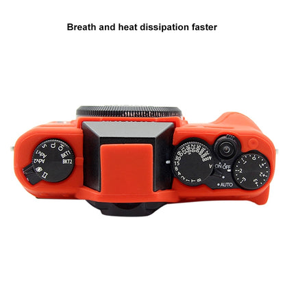 PULUZ Soft Silicone Protective Case for FUJIFILM XT10(Red) - Protective Case by PULUZ | Online Shopping South Africa | PMC Jewellery | Buy Now Pay Later Mobicred