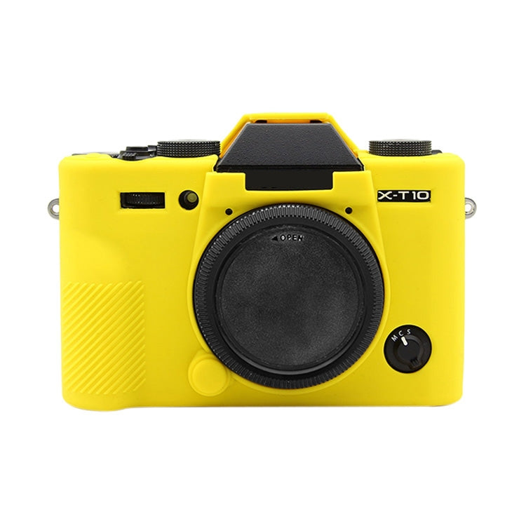 PULUZ Soft Silicone Protective Case for FUJIFILM XT10(Yellow) - Protective Case by PULUZ | Online Shopping South Africa | PMC Jewellery | Buy Now Pay Later Mobicred