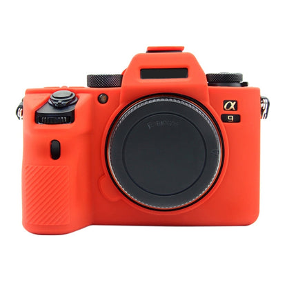 PULUZ Soft Silicone Protective Case for Sony A9 (ILCE-9) / A7 III/ A7R  III(Red) - Protective Case by PULUZ | Online Shopping South Africa | PMC Jewellery | Buy Now Pay Later Mobicred