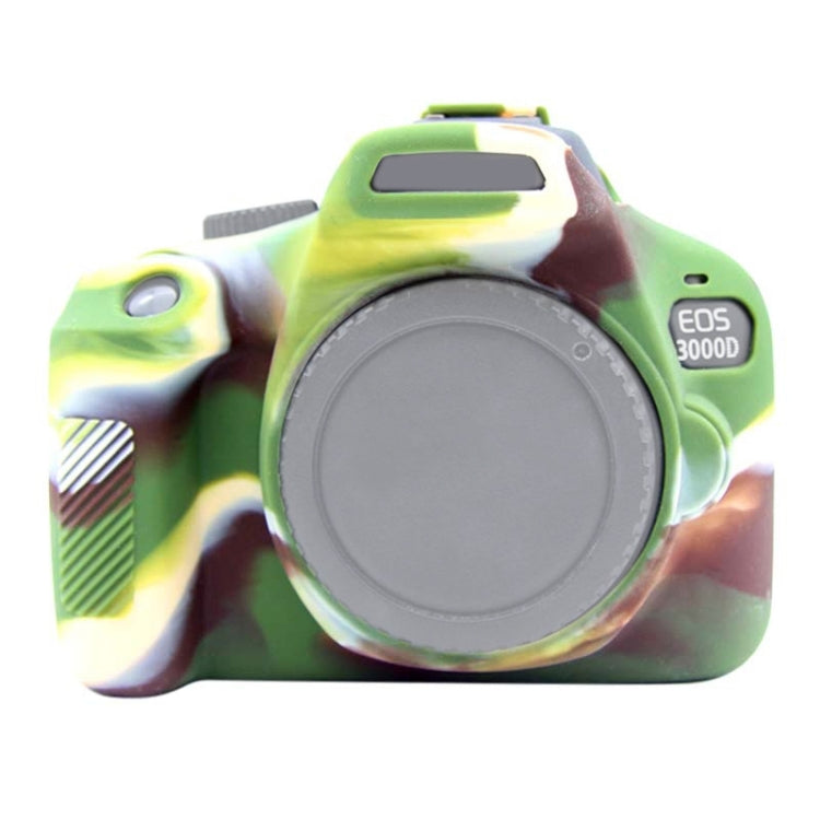 PULUZ Soft Silicone Protective Case for Canon EOS 3000D / 4000D(Camouflage) - Protective Case by PULUZ | Online Shopping South Africa | PMC Jewellery | Buy Now Pay Later Mobicred