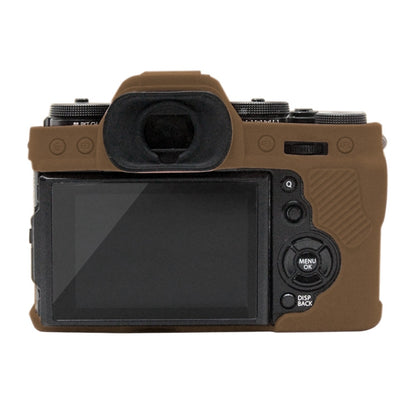 PULUZ Soft Silicone Protective Case for FUJIFILM XT3(Coffee) - Protective Case by PULUZ | Online Shopping South Africa | PMC Jewellery | Buy Now Pay Later Mobicred