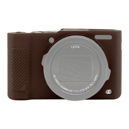 PULUZ Soft Silicone Protective Case for Panasonic Lumix  LX10(Coffee) - Protective Case by PULUZ | Online Shopping South Africa | PMC Jewellery | Buy Now Pay Later Mobicred