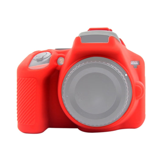 PULUZ Soft Silicone Protective Case for Nikon D3500(Red) - Protective Case by PULUZ | Online Shopping South Africa | PMC Jewellery | Buy Now Pay Later Mobicred