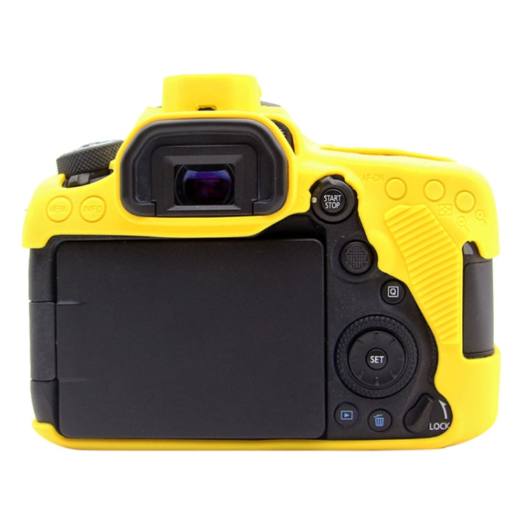 PULUZ Soft Silicone Protective Case for Canon EOS 90D(Yellow) - Protective Case by PULUZ | Online Shopping South Africa | PMC Jewellery | Buy Now Pay Later Mobicred