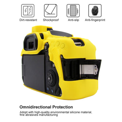 PULUZ Soft Silicone Protective Case for Canon EOS 90D(Yellow) - Protective Case by PULUZ | Online Shopping South Africa | PMC Jewellery | Buy Now Pay Later Mobicred