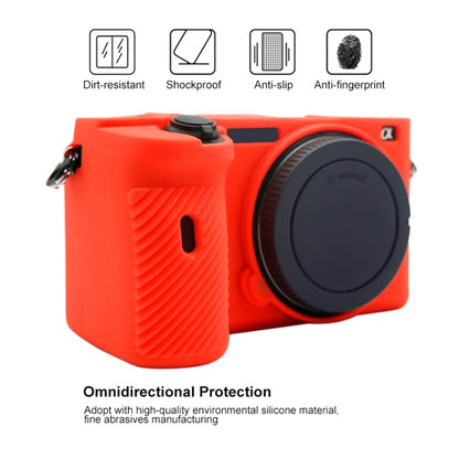 PULUZ Soft Silicone Protective Case for Sony A6600 / ILCE-6600(Red) - Protective Case by PULUZ | Online Shopping South Africa | PMC Jewellery | Buy Now Pay Later Mobicred