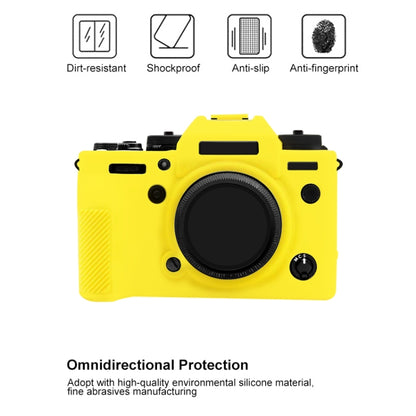 PULUZ Soft Silicone Protective Case for Fujifilm X-T4(Yellow) - Protective Case by PULUZ | Online Shopping South Africa | PMC Jewellery | Buy Now Pay Later Mobicred