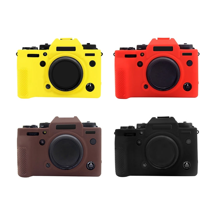 PULUZ Soft Silicone Protective Case for Fujifilm X-T4(Yellow) - Protective Case by PULUZ | Online Shopping South Africa | PMC Jewellery | Buy Now Pay Later Mobicred
