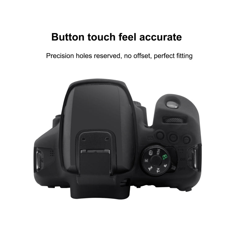 PULUZ Soft Silicone Protective Case for Canon EOS 850D(Black) - Protective Case by PULUZ | Online Shopping South Africa | PMC Jewellery | Buy Now Pay Later Mobicred