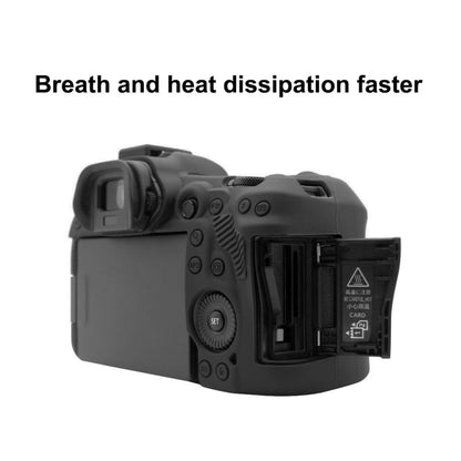 PULUZ Soft Silicone Protective Case for Canon EOS R5(Black) - Protective Case by PULUZ | Online Shopping South Africa | PMC Jewellery | Buy Now Pay Later Mobicred