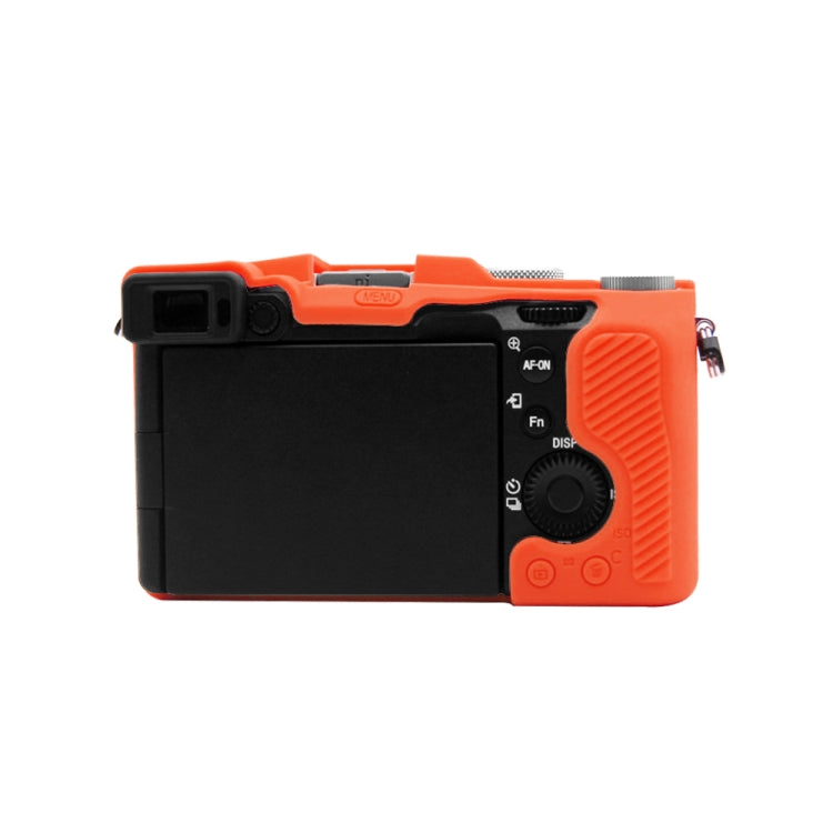 PULUZ Soft Silicone Protective Case for Sony A7C / ILCE-7C(Orange) - Protective Case by PULUZ | Online Shopping South Africa | PMC Jewellery | Buy Now Pay Later Mobicred