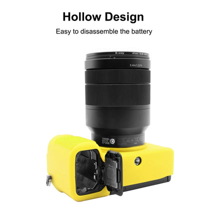 PULUZ Soft Silicone Protective Case for Sony A7C / ILCE-7C(Yellow) - Protective Case by PULUZ | Online Shopping South Africa | PMC Jewellery | Buy Now Pay Later Mobicred