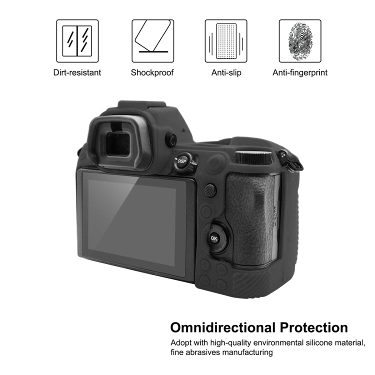 PULUZ Soft Silicone Protective Case for Nikon Z6 II(Black) - Protective Case by PULUZ | Online Shopping South Africa | PMC Jewellery | Buy Now Pay Later Mobicred