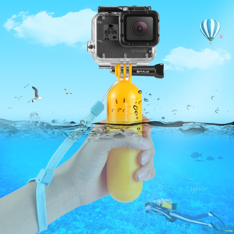 PULUZ Floating Handle Bobber Hand Grip with Strap for GoPro Hero12 Black / Hero11 /10 /9 /8 /7 /6 /5, Insta360 Ace / Ace Pro, DJI Osmo Action 4 and Other Action Cameras - Floating Grip & Ball by PULUZ | Online Shopping South Africa | PMC Jewellery | Buy Now Pay Later Mobicred