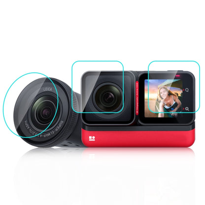 For Insta360 One RS PULUZ 3 in 1 Screen + 4K Lens + Leica Lens Tempered Glass Film(Transparent) - Protective Film & Stickers by PULUZ | Online Shopping South Africa | PMC Jewellery | Buy Now Pay Later Mobicred