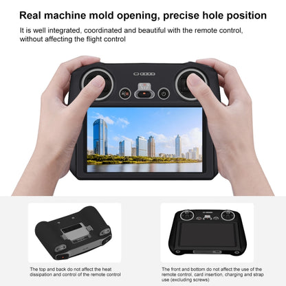 For DJI Mini 3 Pro / DJI RC with Screen PULUZ Silicone Protective Case(Black) - Others by PULUZ | Online Shopping South Africa | PMC Jewellery | Buy Now Pay Later Mobicred