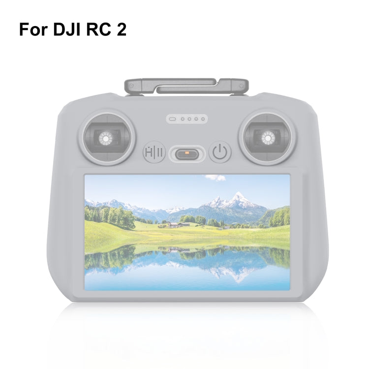 For DJI Mini 4 Pro / Air 3 Remote Control / DJI RC 2 with Screen PULUZ Silicone Protective Case (Grey) - Others by PULUZ | Online Shopping South Africa | PMC Jewellery