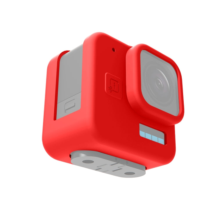 For GoPro Hero11 Black Mini PULUZ Silicone Protective Case(Red) - Silicone Cases by PULUZ | Online Shopping South Africa | PMC Jewellery | Buy Now Pay Later Mobicred
