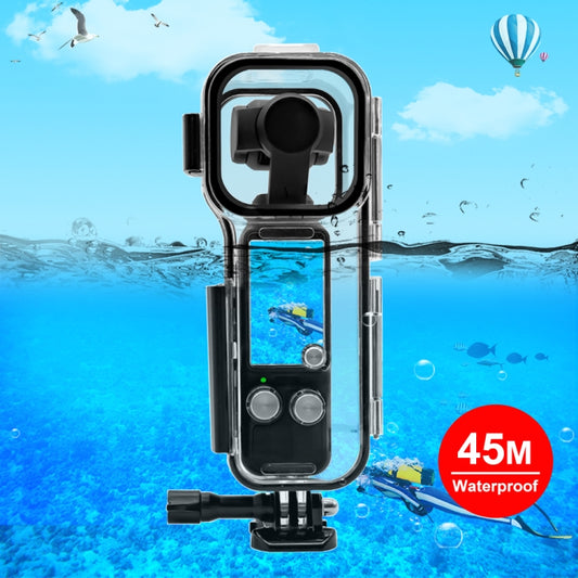 For DJI Osmo Pocket 3 PULUZ 45m Underwater Waterproof Housing Diving Case (Transparent) - Case & Bags by PULUZ | Online Shopping South Africa | PMC Jewellery | Buy Now Pay Later Mobicred