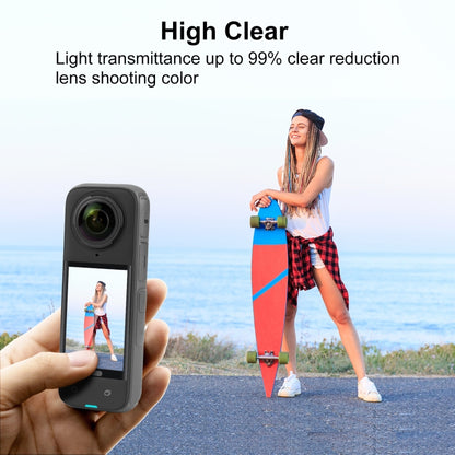 For Insta360 X4 PULUZ 9H 2.5D Curved HD Screen Tempered Glass Film (Transparent) - Protective Film & Stickers by PULUZ | Online Shopping South Africa | PMC Jewellery