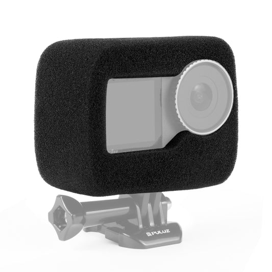 For DJI Osmo Action 4 / 3 PULUZ High Density Foam Windshield (Black) - Silicone Cases by PULUZ | Online Shopping South Africa | PMC Jewellery | Buy Now Pay Later Mobicred