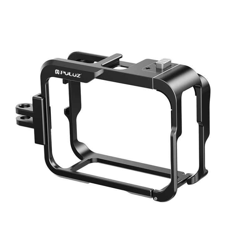 For Insta360 Ace Pro PULUZ Metal Protective Cage Adapter Frame (Black) - Mount & Holder by PULUZ | Online Shopping South Africa | PMC Jewellery | Buy Now Pay Later Mobicred