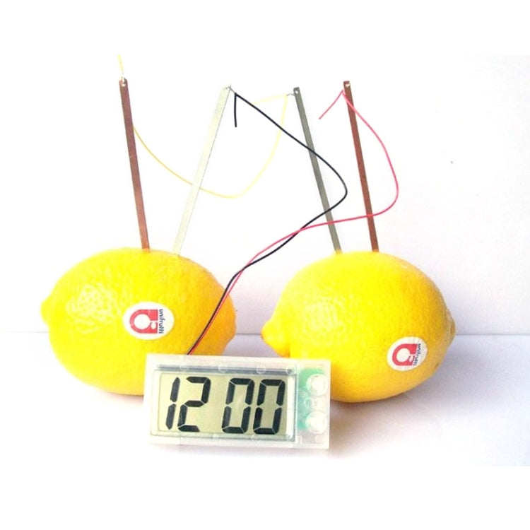 DIY Novel Green Science Potato Digital Clock Educational Kit with 2 inch LCD Screen (Potato NOT Included)(White) - Alarm Clocks by PMC Jewellery | Online Shopping South Africa | PMC Jewellery | Buy Now Pay Later Mobicred