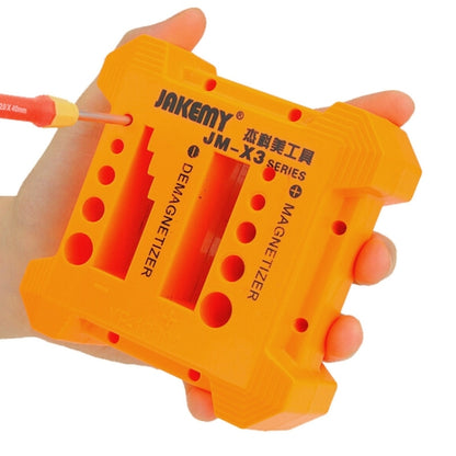 JAKEMY JM-X3 Magnetizer/Demagnetizer with Screwdriver Holes, Size: Large - Magnetizer Demagnetizer Tool by JAKEMY | Online Shopping South Africa | PMC Jewellery | Buy Now Pay Later Mobicred