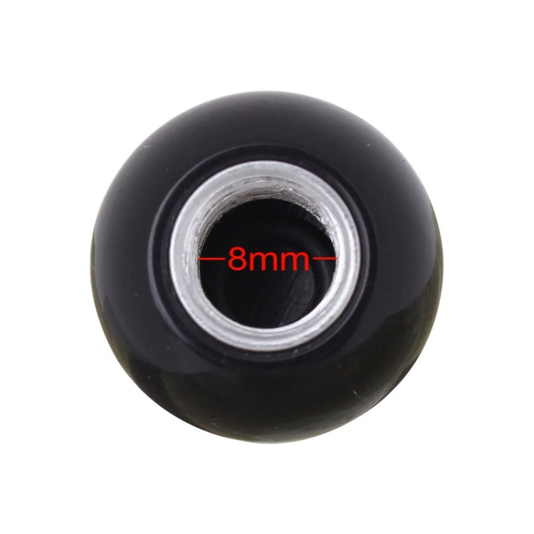 Universal 8mm American Billiards No.8 Ball Style Plastic Car Tire Valve Caps, Pack of 4(Black) - Tire Valve Caps by PMC Jewellery | Online Shopping South Africa | PMC Jewellery