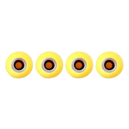 Universal 8mm Smiling Face Pattern Ball Style Plastic Car Tire Valve Caps, Pack of 4 - Tire Valve Caps by PMC Jewellery | Online Shopping South Africa | PMC Jewellery | Buy Now Pay Later Mobicred