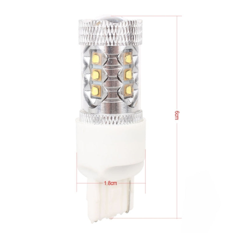 T20/7440 Single Wire 80W 800LM 6500K White Light 16-3535-LEDs Car Foglight, Constant Current , DC12-24V - Fog / Driving Lights by PMC Jewellery | Online Shopping South Africa | PMC Jewellery | Buy Now Pay Later Mobicred