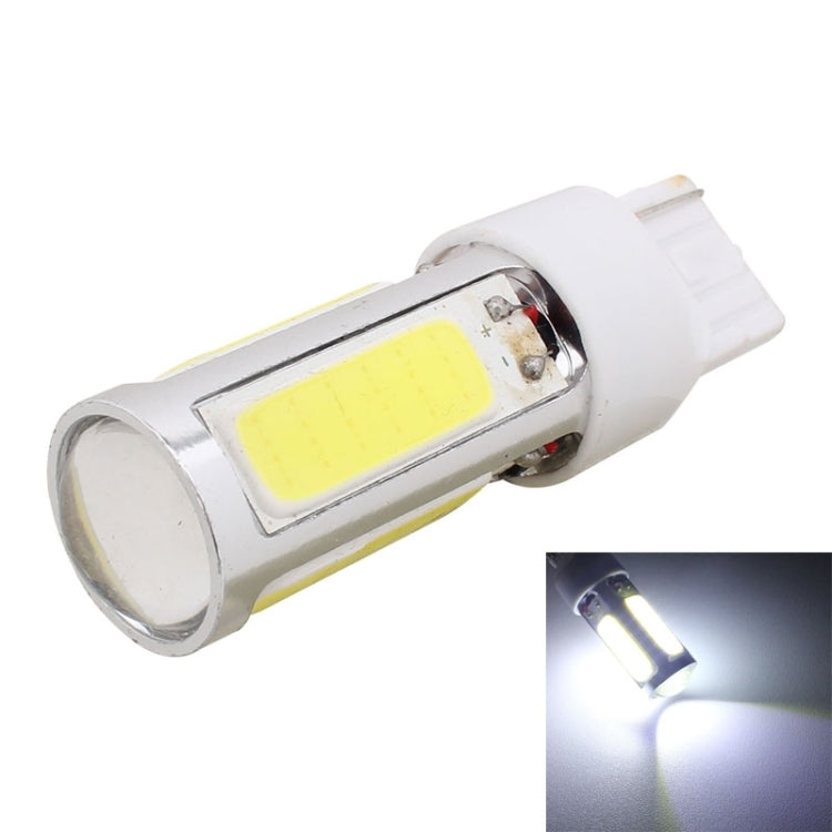 2PCS T20 Single Wire 1250LM 20W + 5W 5 x COB LED White Light Car Rear Fog Lamp Bulb, DC 12V - Brake Lights by PMC Jewellery | Online Shopping South Africa | PMC Jewellery | Buy Now Pay Later Mobicred