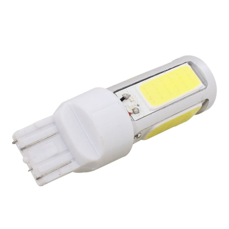 2PCS T20 Dual Wires 1250LM 20W + 5W 5 x COB LED White Light Brake Light Daytime Running Light Bulb, DC 12V - Brake Lights by PMC Jewellery | Online Shopping South Africa | PMC Jewellery | Buy Now Pay Later Mobicred