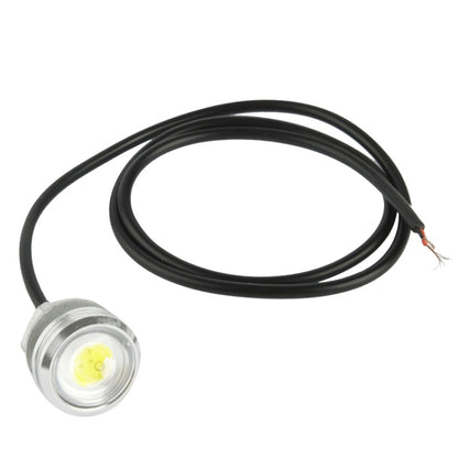 3W Waterproof Eagle Eye Light Warm White LED Light for Vehicles, Cable Length: 60cm(Silver) - Eagle Eye Lamps by PMC Jewellery | Online Shopping South Africa | PMC Jewellery | Buy Now Pay Later Mobicred