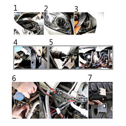 12V 35W H4-3 HID Xenon Light High Intensity Discharge Lamp Kit, Color Temperature: 6000K - Xenon Lights by PMC Jewellery | Online Shopping South Africa | PMC Jewellery | Buy Now Pay Later Mobicred