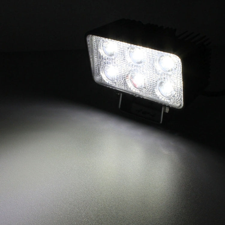 LML-1518 18W 1260-1350LM Epistar 6 LED White 30 Degree Spot Beam Car LED Light Waterproof IP67, DC 10-30V - Work Lights by PMC Jewellery | Online Shopping South Africa | PMC Jewellery | Buy Now Pay Later Mobicred