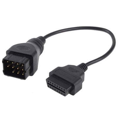 12 Pin to 16 Pin OBDII / OBD Diagnostic Adapter Cable for Renault - Cables & Connectors by PMC Jewellery | Online Shopping South Africa | PMC Jewellery | Buy Now Pay Later Mobicred