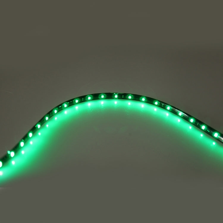 10 PCS 30cm 15 LED Waterproof Flexible Car Strip Light, DC 12V(Green Light) - Decorative Lights by PMC Jewellery | Online Shopping South Africa | PMC Jewellery | Buy Now Pay Later Mobicred