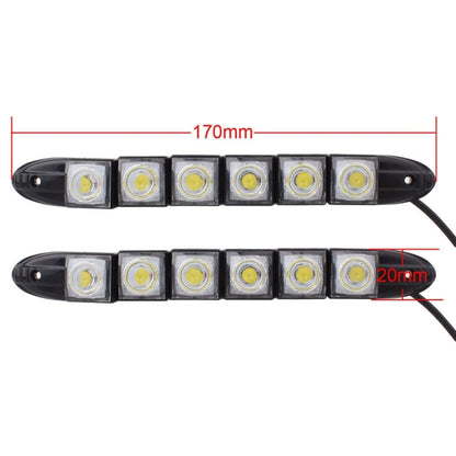 MZ 3W 2 PCS 160LM 6 LED SMD 5050 Flexible Snake LED Car Daytime Running Lights, DC 12V - Running Lights by PMC Jewellery | Online Shopping South Africa | PMC Jewellery | Buy Now Pay Later Mobicred