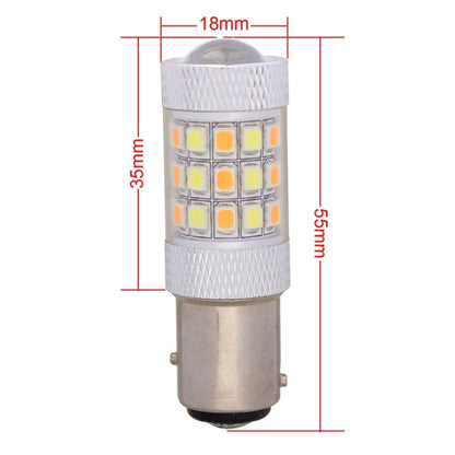 1157/BAY15D 8W 420LM White + Yellow Light 42 LED 2835 SMD Car Brake Light Steering Light Bulb, DC 12V - Brake Lights by PMC Jewellery | Online Shopping South Africa | PMC Jewellery | Buy Now Pay Later Mobicred