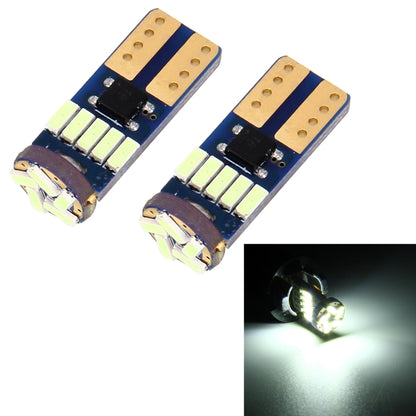 2PCS T10 3W 450LM White Light 15 LED 4014 SMD LED Decode Error-Free Canbus Car Clearance Lamp,DC12V - Clearance Lights by PMC Jewellery | Online Shopping South Africa | PMC Jewellery