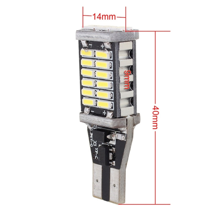 2PCS T15 6W 30-SMD 4014 6500K 900LM White Light Decoded Error-Free LED Car Backup Lamp - Clearance Lights by PMC Jewellery | Online Shopping South Africa | PMC Jewellery | Buy Now Pay Later Mobicred