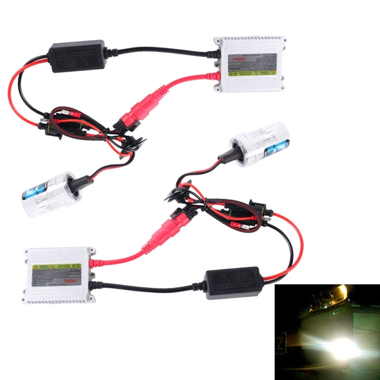 DC12V 35W 2x H1 Slim HID Xenon Light, High Intensity Discharge Lamp, Color Temperature: 8000K - Xenon Lights by PMC Jewellery | Online Shopping South Africa | PMC Jewellery | Buy Now Pay Later Mobicred