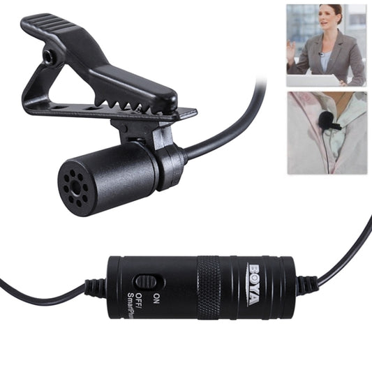 Boya BY-M1 Mini Lavalier Microphone(Black) - Camera Microphone by BOYA | Online Shopping South Africa | PMC Jewellery | Buy Now Pay Later Mobicred