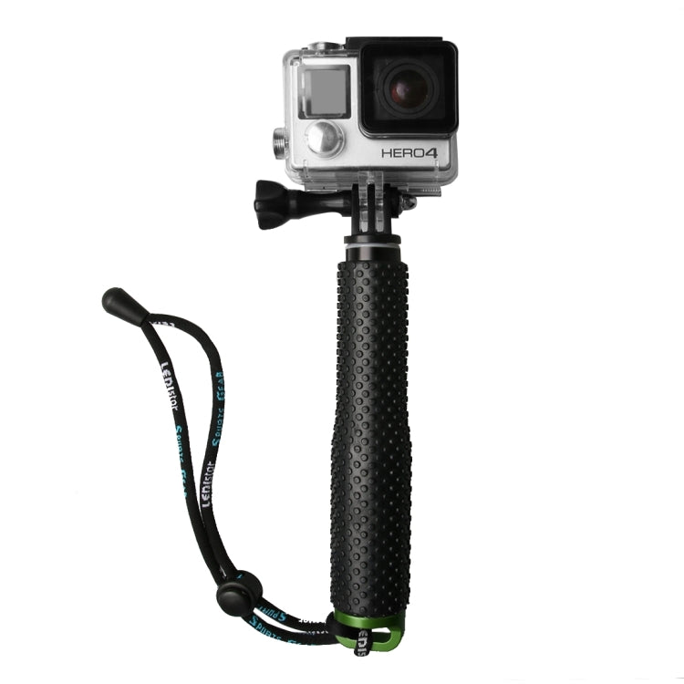 Handheld 49cm Extendable Pole Monopod with Screw for GoPro Hero12 Black / Hero11 /10 /9 /8 /7 /6 /5, Insta360 Ace / Ace Pro, DJI Osmo Action 4 and Other Action Cameras(Green) - Extendable Pole by PMC Jewellery | Online Shopping South Africa | PMC Jewellery | Buy Now Pay Later Mobicred