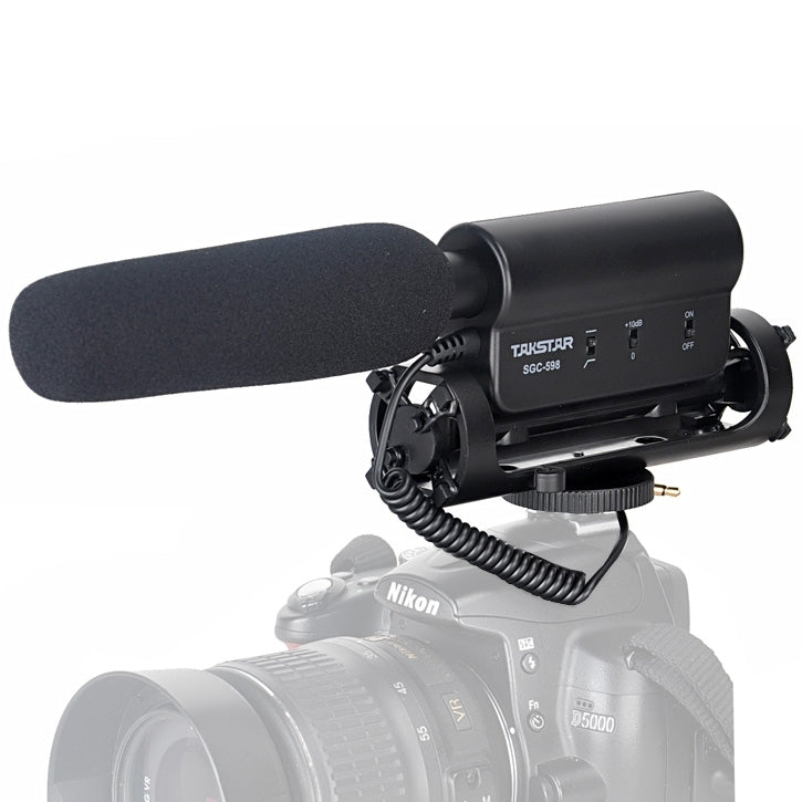 TAKSTAR SGC-598 Professional Photography Interview Dedicated Microphone for DSLR & DV Camcorder - Camera Microphone by PMC Jewellery | Online Shopping South Africa | PMC Jewellery | Buy Now Pay Later Mobicred