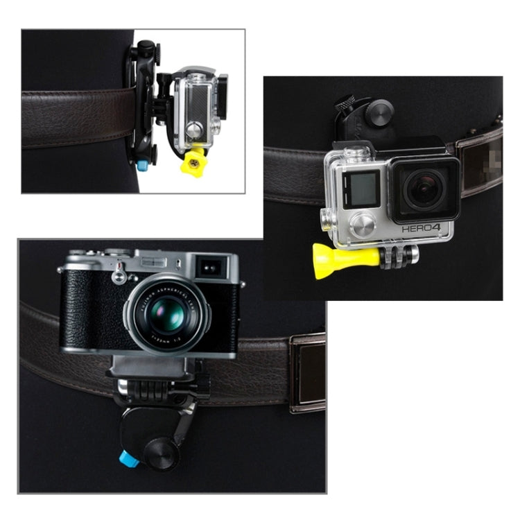 TMC HR315 4 in 1 Cameras Waist Buckle Adapter Set for GoPro Hero12 Black / Hero11 /10 /9 /8 /7 /6 /5, Insta360 Ace / Ace Pro, DJI Osmo Action 4 and Other Action Cameras -  by TMC | Online Shopping South Africa | PMC Jewellery | Buy Now Pay Later Mobicred