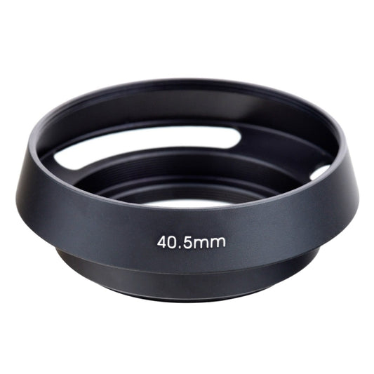 40.5mm Metal Vented Lens Hood for Leica(Black) - Lens Hood by PMC Jewellery | Online Shopping South Africa | PMC Jewellery