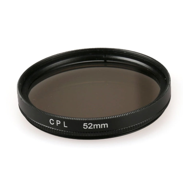 52mm Round Circle CPL Lens Filter for GoPro HERO 4 / 3+, Xiaoyi Sport Cameras and Other Sport Cameras Dive Housing - Lens Filter by PMC Jewellery | Online Shopping South Africa | PMC Jewellery | Buy Now Pay Later Mobicred